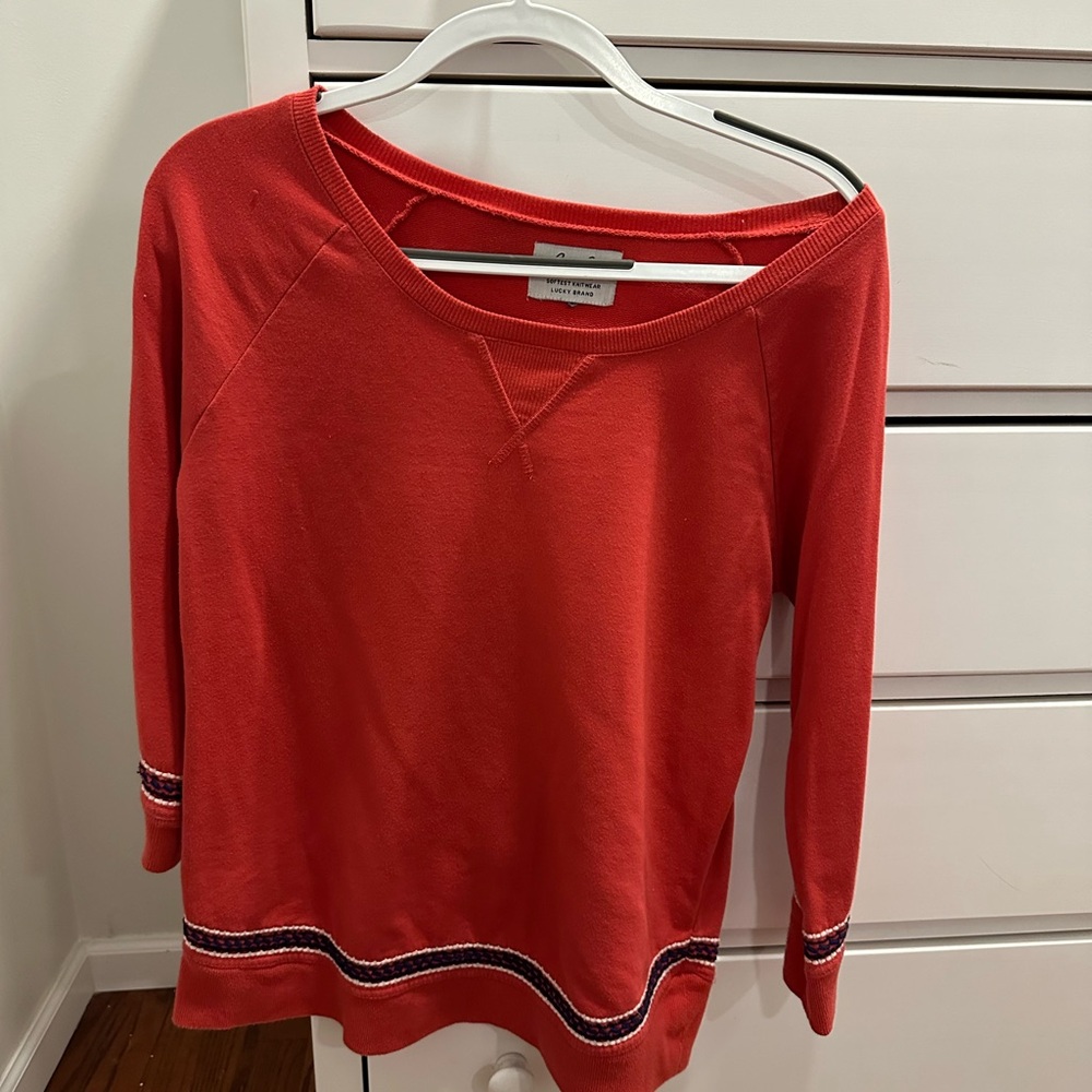 Lucky Brand red top